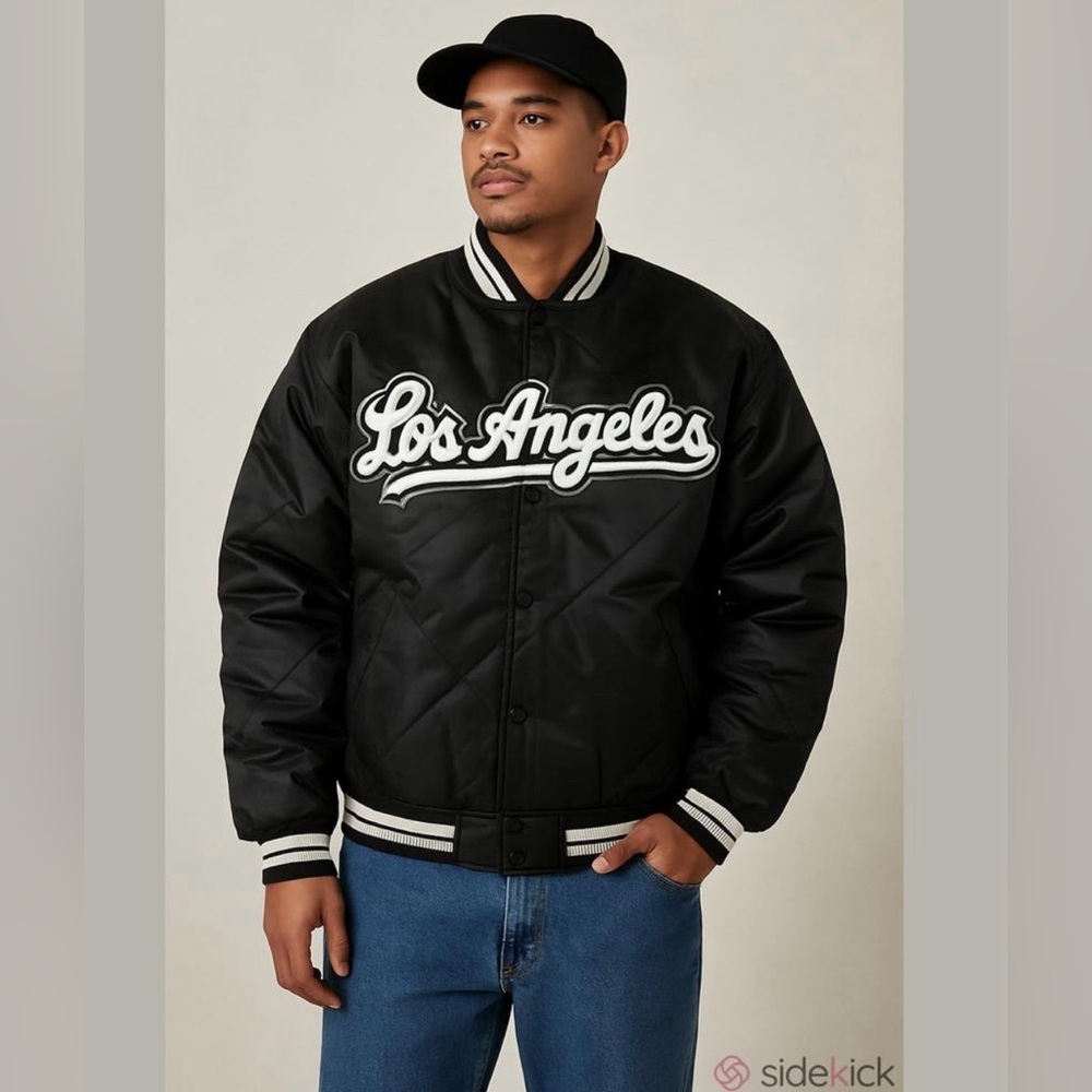 RARE Reve Jeans XL Los Angeles Old School Puffer Jacket